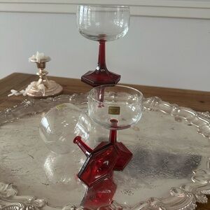 Vintage Luminarc Champagne Set